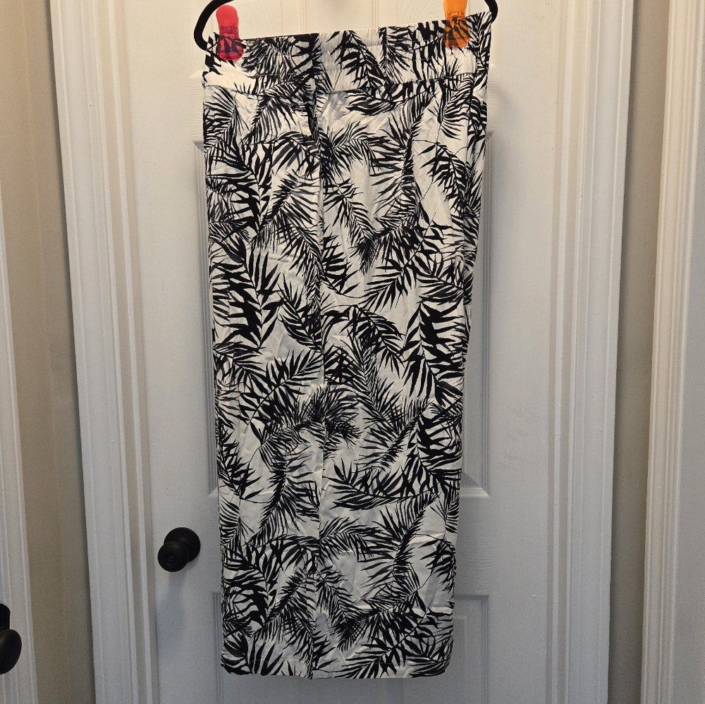 Jules & Leopold Pull-On Wide Leg Challis Pant 3X